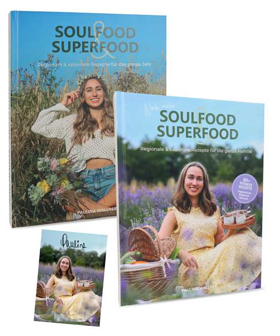 KOCHBUCH BUNDLE „Soulfood & Superfood“ Band 1 & 2